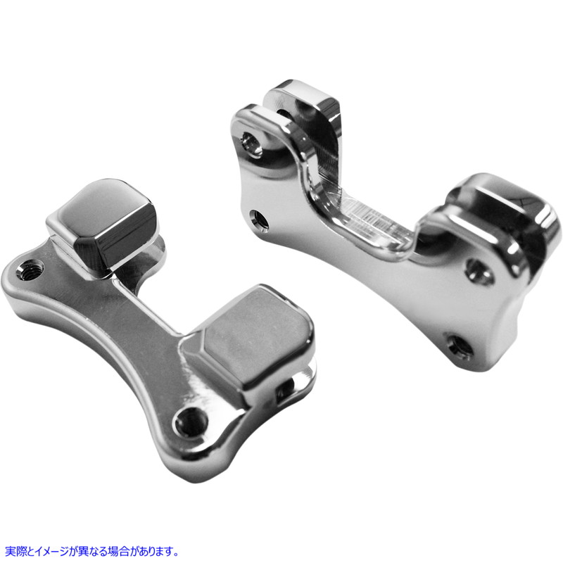 取寄せ 21輪用のFender to Forkアダプター ドラッグスペシャリティーズ Fender-To-Fork Adapters - Chrome 1410-0095 14100095