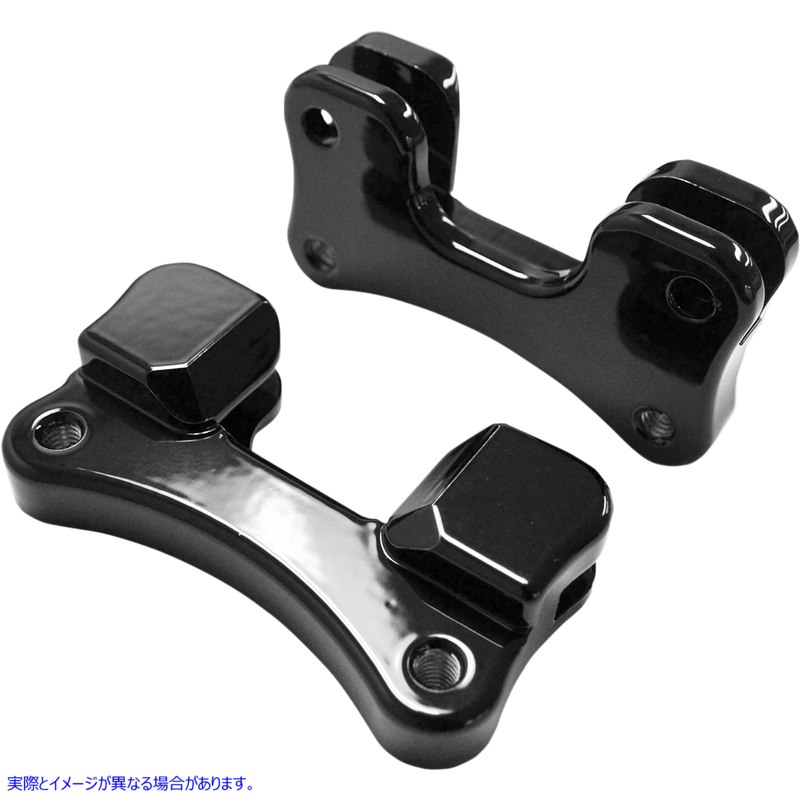 取寄せ 21輪用のFender to Forkアダプター ドラッグスペシャリティーズ Fender-To-Fork Adapters - Gloss Black 1410-0096 14100096