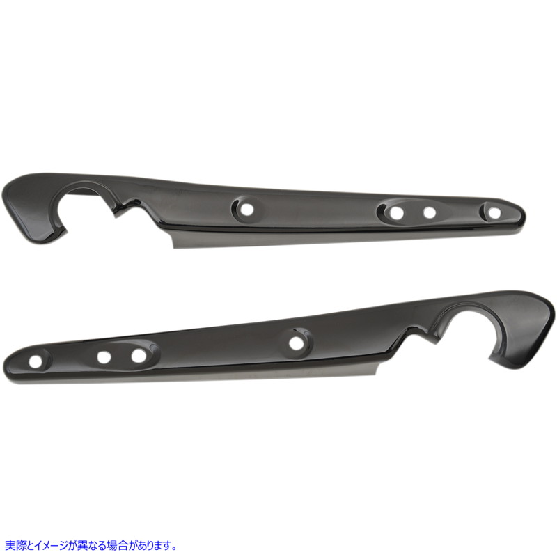 取寄せ リアフェンダーストラット ドラッグスペシャリティーズ Rear Fender Strut - Stock-Style - Gloss Black 1411-0040 14110040