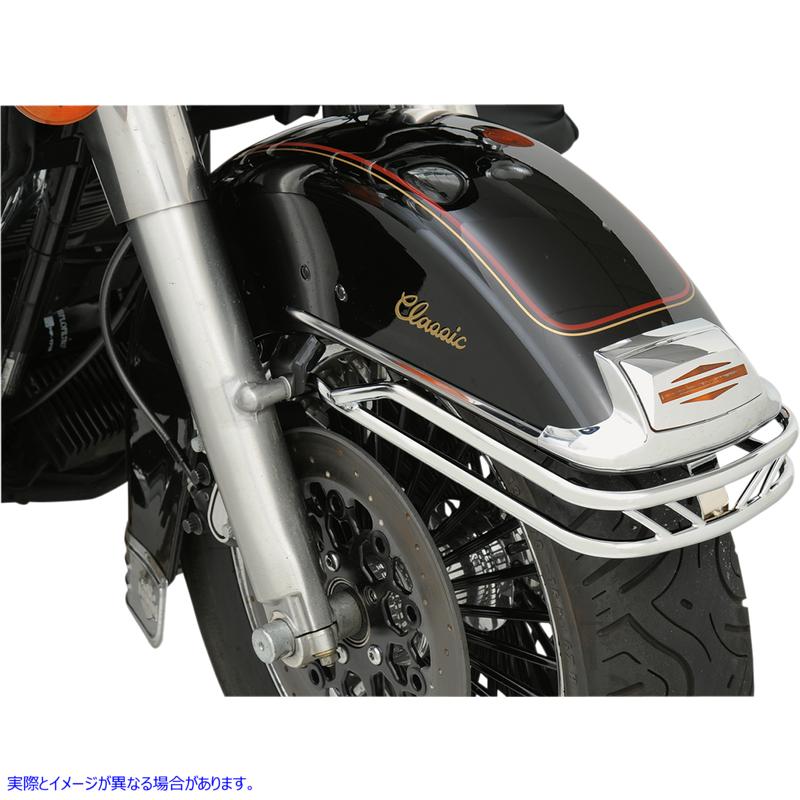 取寄せ フェンダーレール ドラッグスペシャリティーズ Front Fender Rail - Chrome 1412-0008 14120008