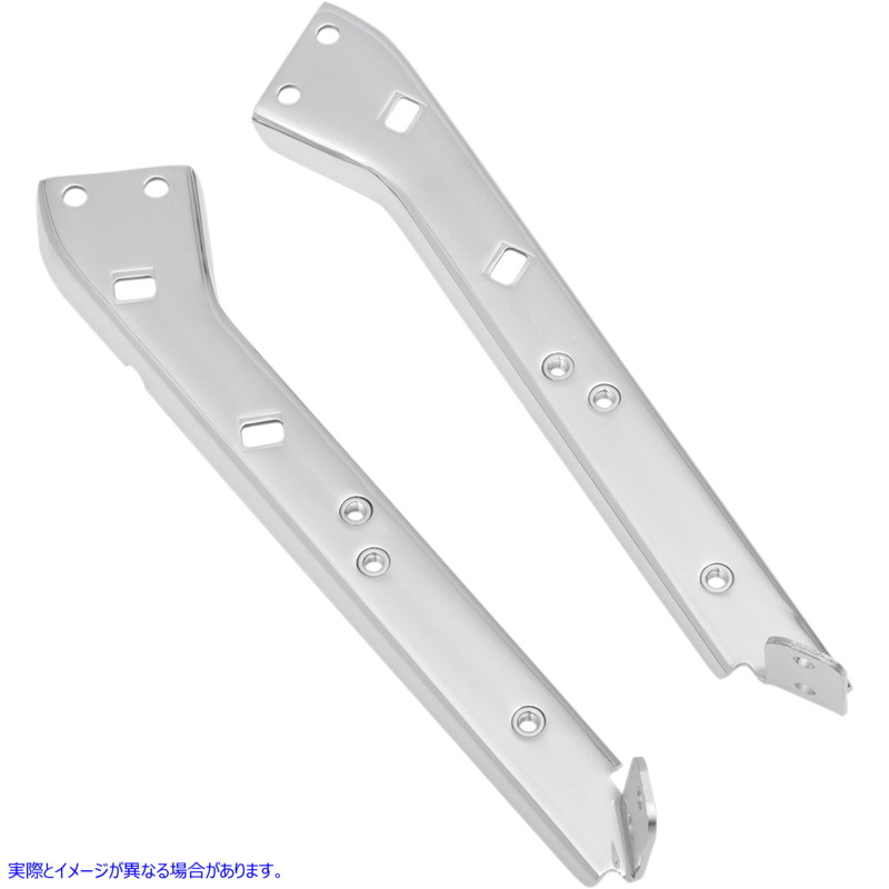 取寄せ サドルバッグレールサポートブラケット ドラッグスペシャリティーズ Left Saddlebag Rail Support Bracket - Chrome 1413-0011 14130011