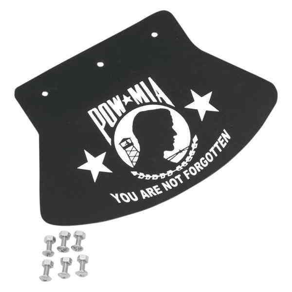 取寄せ 中泥フラップ - パウミア ドラッグスペシャリティーズ Mud Flap - POW-MIA - 9-1/2 W x 6-1/2 H 1420-0045 14200045