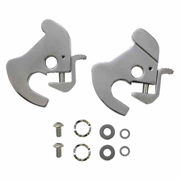 取寄せ 取り外し可能なラッチキット - クローム ドラッグスペシャリティーズ Detachable Latch Kit - Chrome 1501-0743 15010743
