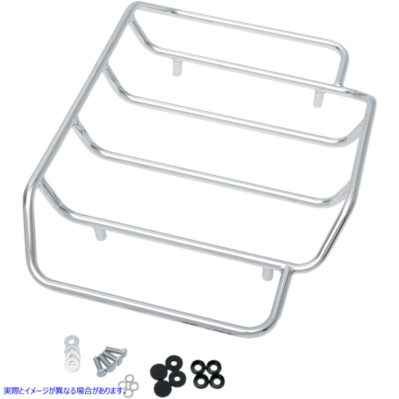 取寄せ Tour-PakR荷物ラック ドラッグスペシャリティーズ Tour-PakR Luggage Rack - Chrome 1510-0163 15100163