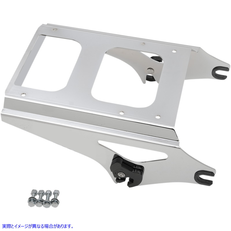 取寄せ クイックデタッチツアーボックスマウント ドラッグスペシャリティーズ Tour Box Mount - Chrome 1510-0242 15100242