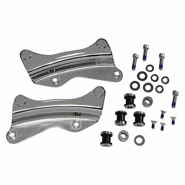 取寄せ ドッキングキット ドラッグスペシャリティーズ Backrest Docking Kit - Chrome 1510-0495 15100495