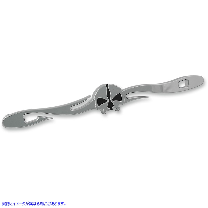 取寄せ 頭蓋骨カスタムシフトリンケージを分割します ドラッグスペシャリティーズ Split Skull Linkage - Chrome - FL 1601-0493 16010493