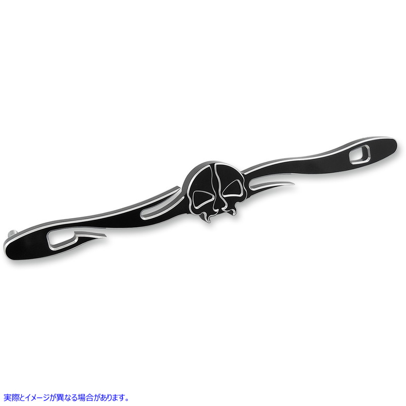 取寄せ 頭蓋骨カスタムシフトリンケージを分割します ドラッグスペシャリティーズ Split Skull Linkage - Black - FL 1601-0494 16010494