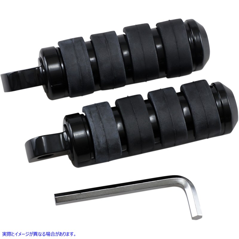 取寄せ ソフトライドフットペグ ドラッグスペシャリティーズ Soft-Ride Footpeg - Black - Small 1603-0353 16030353