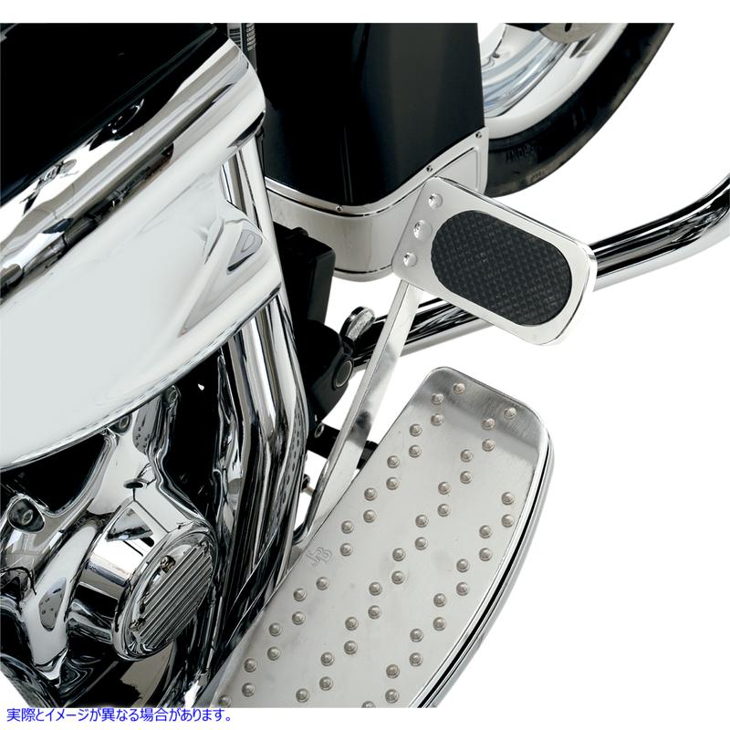 取寄せ ブレーキペダルカバー ドラッグスペシャリティーズ Brake Pedal Pad - Chrome - FL 1610-0133 16100133
