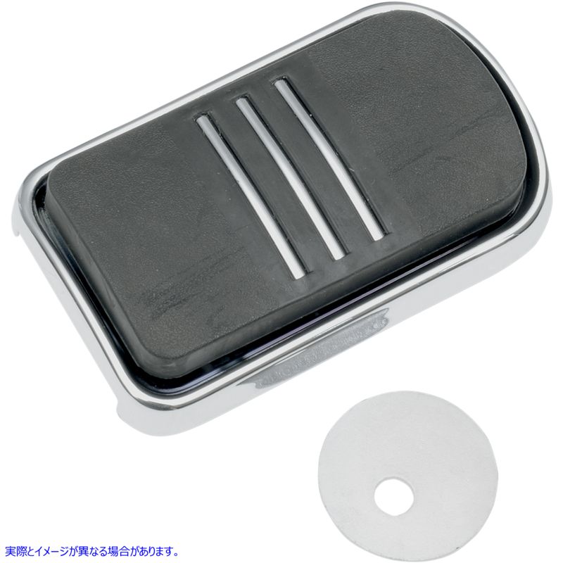 取寄せ スイーパーブレーキペダルパッド ドラッグスペシャリティーズ Sweeper Brake Pedal - Chrome - FL 1611-0032 16110032