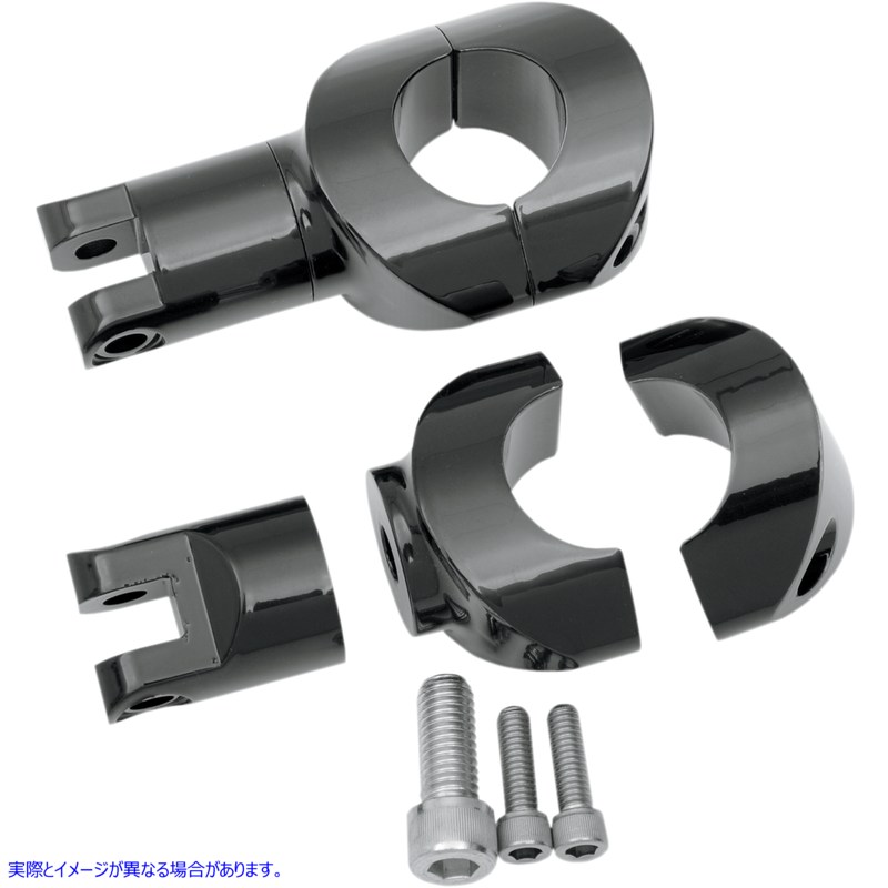 取寄せ ビッグバッファローフットペグマウント ドラッグスペシャリティーズ Big Buffalo Footpeg Mount - Black 1620-0673 16200673