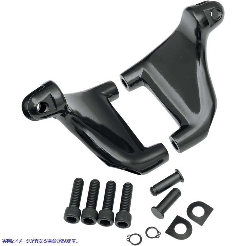 取寄せ パッセンジャーフットペグマウントキット ドラッグスペシャリティーズ Passenger Peg Mount - Black - XL '04-'13 1620-0705 16200705
