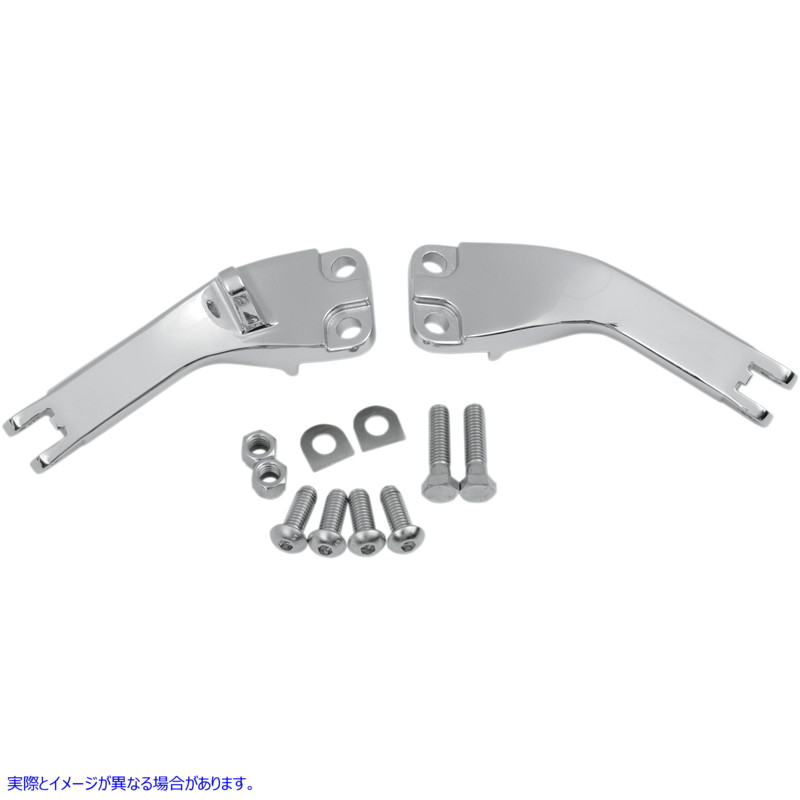 取寄せ 助手席のフットペグマウントキット ドラッグスペシャリティーズ Passenger Peg Mount - Chrome - FXD 1620-0759 16200759