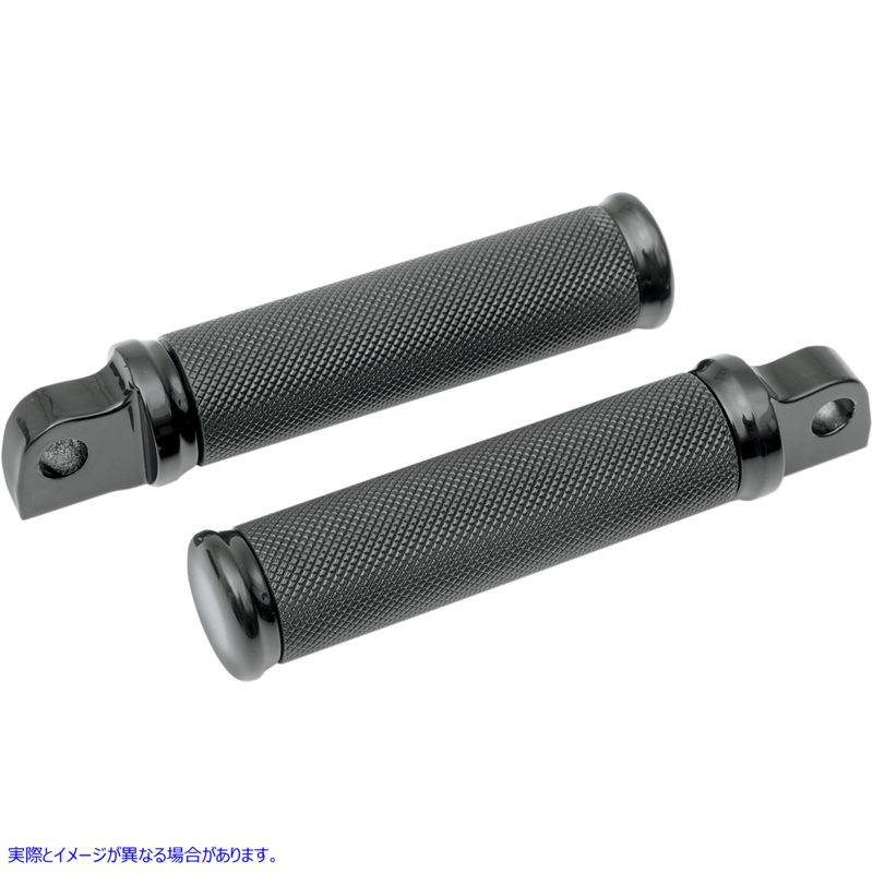 取寄せ フットペグ ドラッグスペシャリティーズ Hotop Designs Footpegs - Knurled - Black 1620-0789 16200789