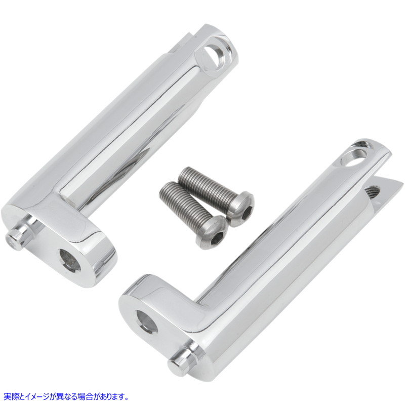 取寄せ 助手席のフットペグマウントキット ドラッグスペシャリティーズ Passenger Footpeg Mount - Chrome - FLH/FLT 1620-1056 16201056