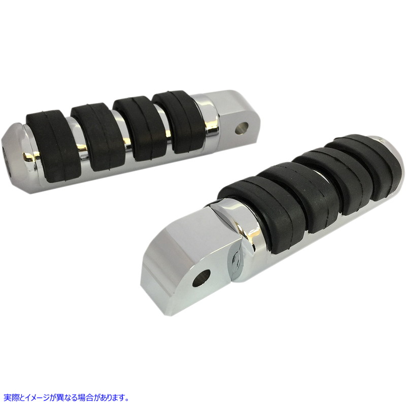取寄せ 足のペグ ドラッグスペシャリティーズ Soft Ride Foot Pegs - Large - Chrome - FL/FX 1620-1847 16201847