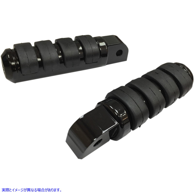 取寄せ 足のペグ ドラッグスペシャリティーズ Soft Ride Foot Pegs - Large - Black - FL/FX 1620-1848 16201848