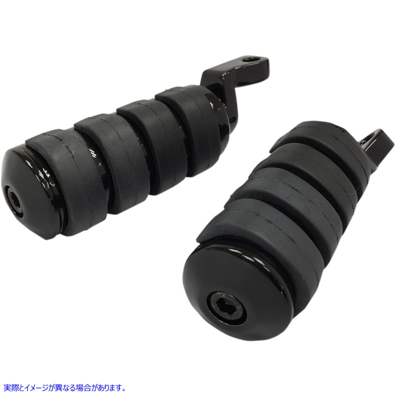 取寄せ 足のペグ ドラッグスペシャリティーズ Soft-Ride Foot Pegs - Large - Black - FX/XL 1620-1889 16201889