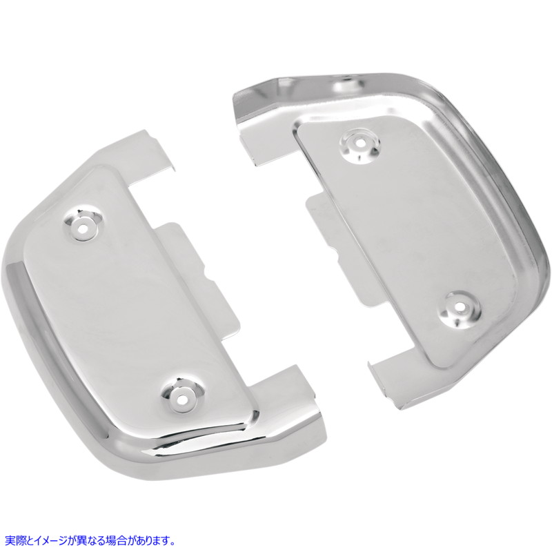 取寄せ 助手席のフロアボードカバー ドラッグスペシャリティーズ Passenger Floorboard Cover - Chrome - FL 1621-0123 16210123