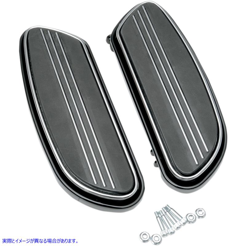 取寄せ スイーパーフロアボード ドラッグスペシャリティーズ Sweeper Floorboards - Driver - Black - FL 1621-0348 16210348