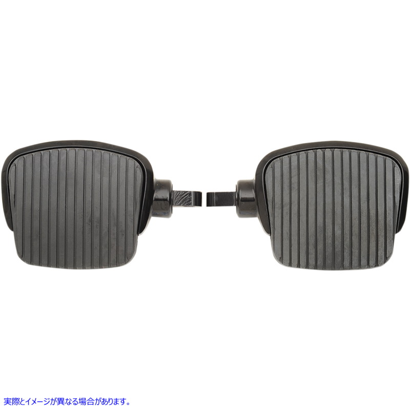 取寄せ ミニフロアボード ドラッグスペシャリティーズ Mini Footboards - Male 4 - Black 1621-0725 16210725