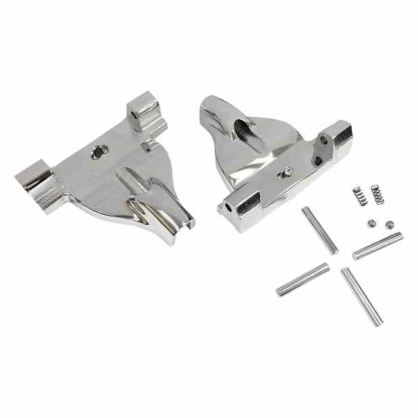 取寄せ 乗客用フロアボードマウント ドラッグスペシャリティーズ Passenger Floorboard Mount - Chrome 1621-1002 16211002