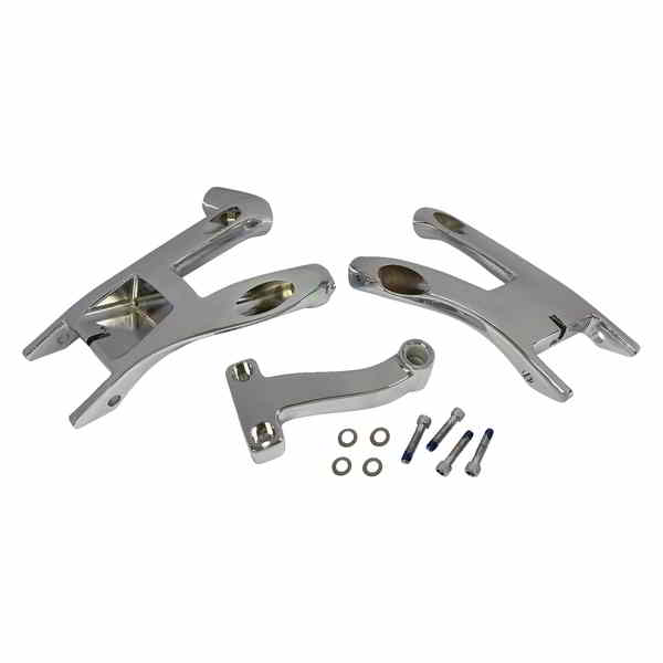 取寄せ ライダーフロアボードマウント ドラッグスペシャリティーズ Rider Floorboard Mount - Chrome 1621-1052 16211052