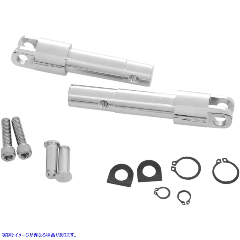 取寄せ XLフォワードコントロール変換キット ドラッグスペシャリティーズ Footpeg Mount - Standard - Chrome 1622-0474 16220474
