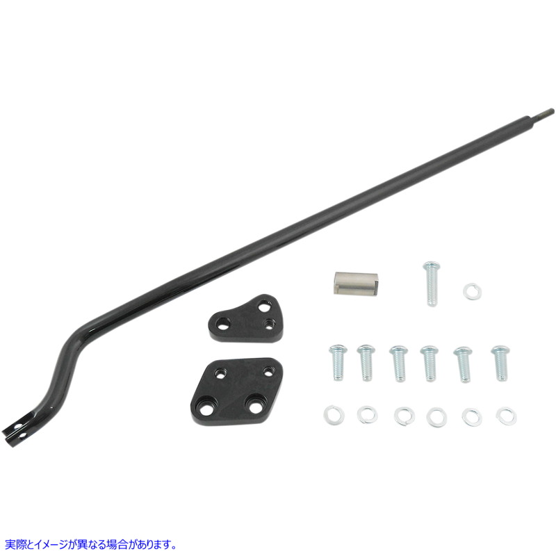 取寄せ Dyna Glides用のフォワードコントロールキット ドラッグスペシャリティーズ Forward Control Relocation Kit - FXD - Black 1622-0497 16220497