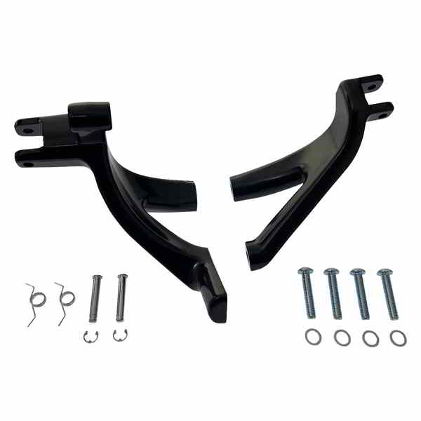 取寄せ フロアボードからフットペグへの変換マウント ドラッグスペシャリティーズ Conversion Mount - Gloss Black - FL 1622-0572 16220572