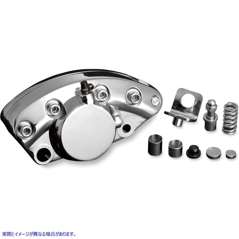 取寄せ クロムリアブレーキキャリパー ドラッグスペシャリティーズ Rear Caliper - Chrome - 73-83FL/FX 1701-0178 17010178
