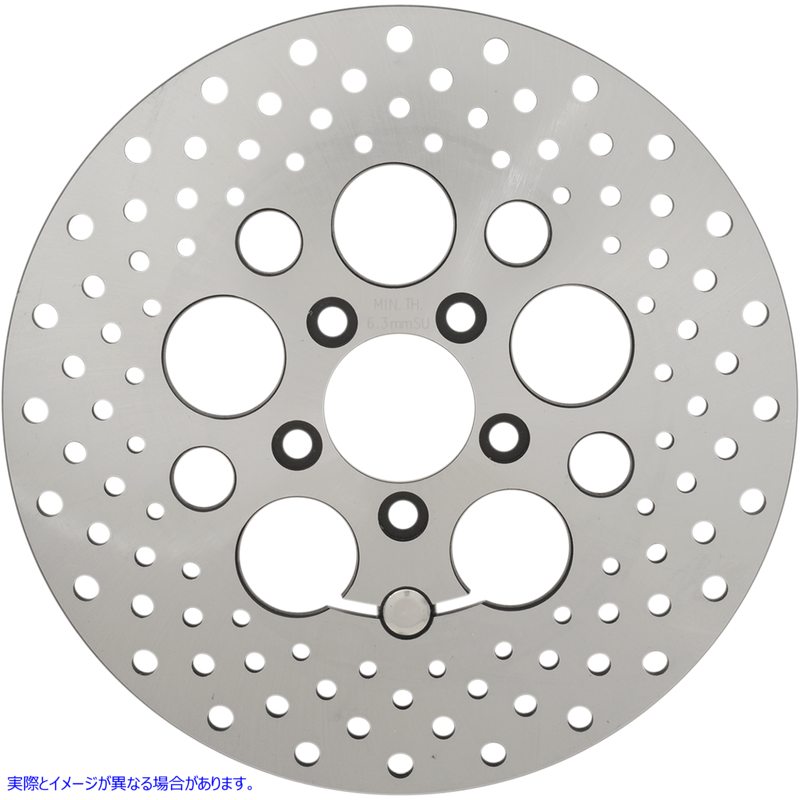取寄せ ステンレス鋼製の掘削ブレーキローター ドラッグスペシャリティーズ Rear Rotor - 11.8 1710-1905 17101905
