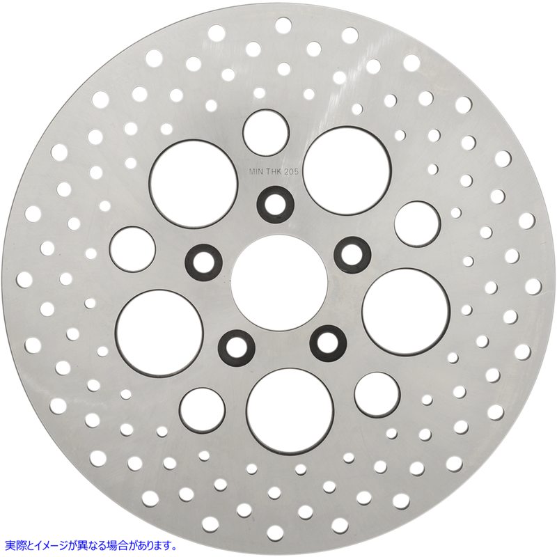 取寄せ ステンレス鋼製の掘削ブレーキローター ドラッグスペシャリティーズ Rear Rotor - 11.5 1710-1907 17101907