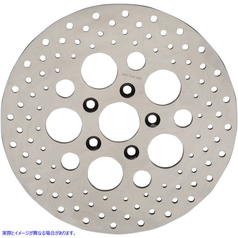 取寄せ ステンレス鋼製の掘削ブレーキローター ドラッグスペシャリティーズ Rear Rotor - 11.5 1710-1908 17101908