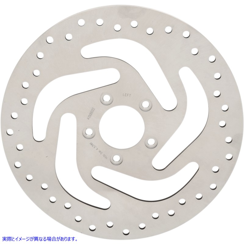 取寄せ ステンレス鋼製の掘削ブレーキローター ドラッグスペシャリティーズ Front Rotor - 11.8 1710-3049 17103049