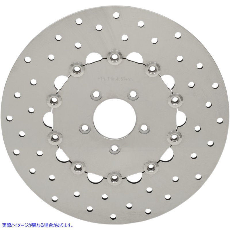 取寄せ ステンレス鋼製の掘削ブレーキローター ドラッグスペシャリティーズ Front Rotor - 11.8 1710-3158 17103158