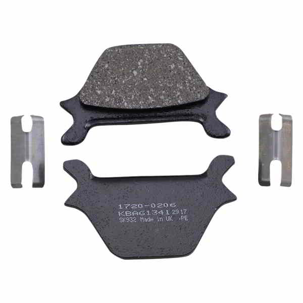 取寄せ オーガニックハーレー/ビューエルブレーキパッド ドラッグスペシャリティーズ Organic Brake Pads - Harley-Davidson 1720-0206 17200206