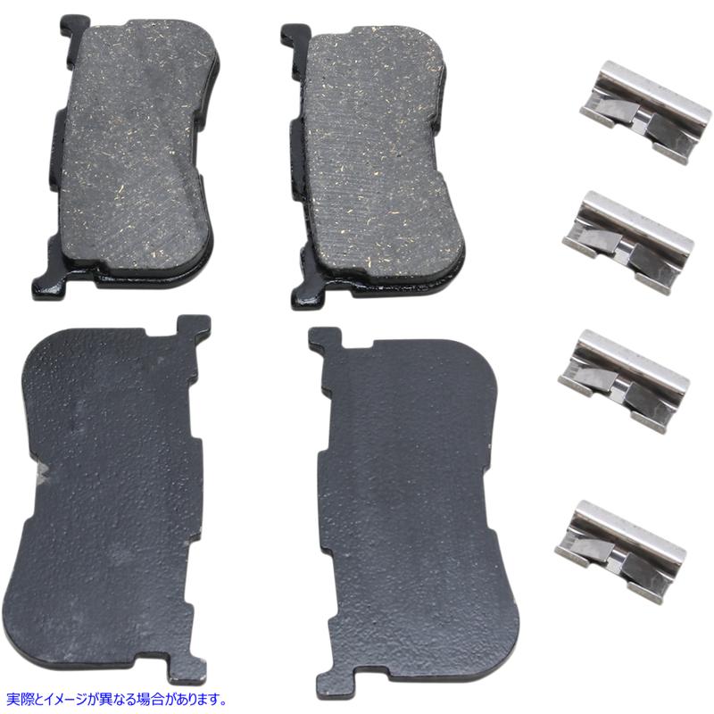 取寄せ オーガニックハーレー/ビューエルブレーキパッド ドラッグスペシャリティーズ Organic Brake Pads - Trike 1720-0547 17200547