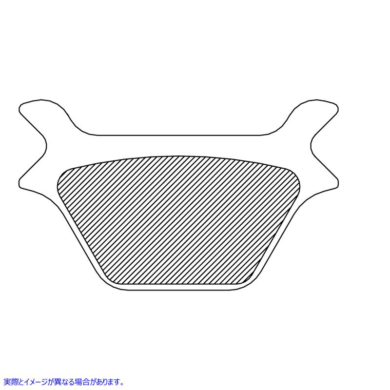 取寄せ 焼結金属ハーレー/ビューエルブレーキパッド ドラッグスペシャリティーズ Sintered Metal Brake Pads - Harley-Davidson 1721-1357 17211357