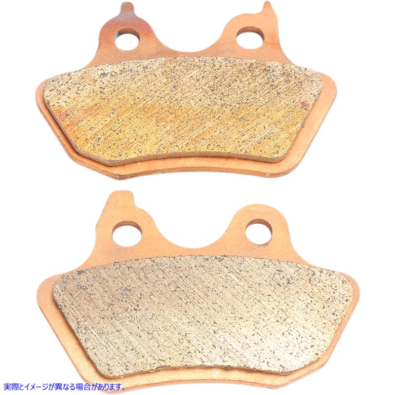 取寄せ 焼結金属ハーレー/ビューエルブレーキパッド ドラッグスペシャリティーズ Sintered Brake Pads - Softail 1721-2484 17212484