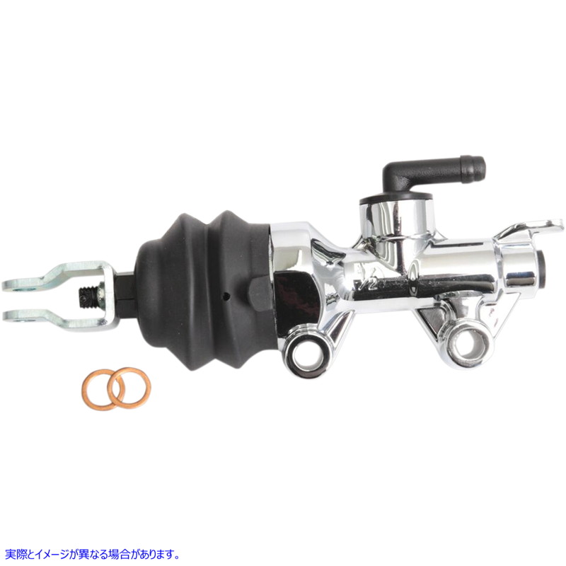 取寄せ リアマスターシリンダーと部品 ドラッグスペシャリティーズ Master Cylinder - Rear - Chrome 1731-0567 17310567