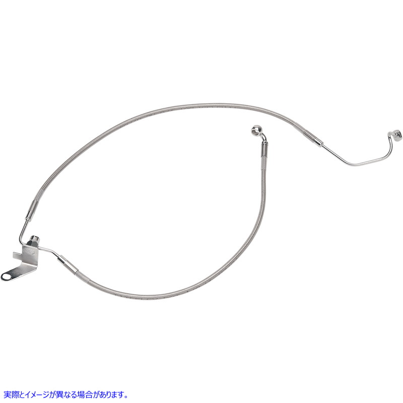 取寄せ ステンレススチールブレーキラインキット ドラッグスペシャリティーズ Brake Line - Rear - Stainless Steel 1741-0211 17410211