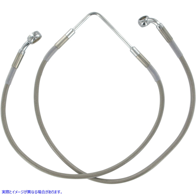 取寄せ ステンレススチールブレーキラインキット ドラッグスペシャリティーズ Brake Line - Front (Upper) - Stainless Steel 1741-1783 17411783