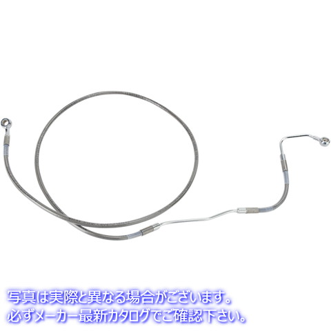 取寄せ ステンレススチールブレーキラインキット ドラッグスペシャリティーズ Brake Line - Front (Upper) - Stainless Steel 1741-2926 17412926