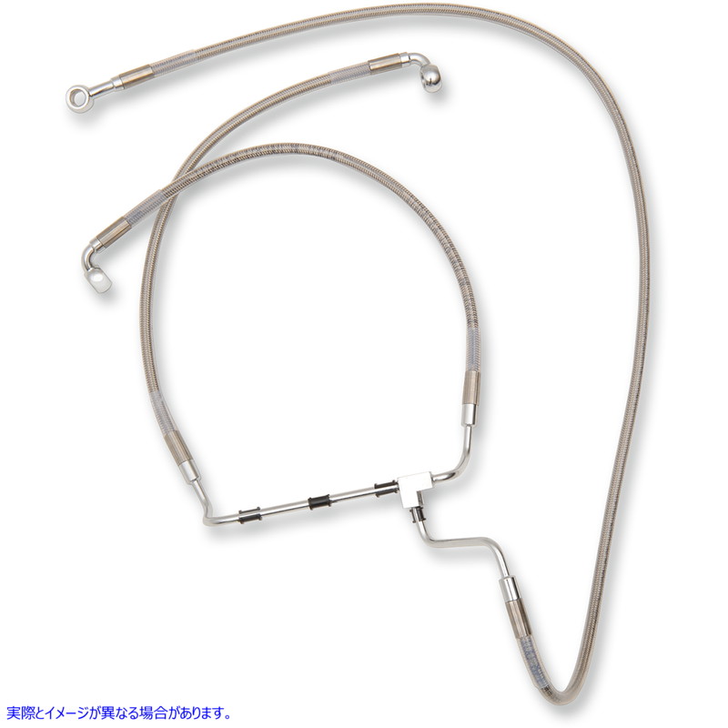 取寄せ 拡張長さのステンレススチールブレーキラインキット ドラッグスペシャリティーズ Brake Line - +10 - Stainless Steel 1741-3983 17413983