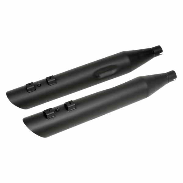 取寄せ スラッシュダウンスリップオンマフラー ドラッグスペシャリティーズ 4 Slashdown Slip-On Mufflers - Black 1801-1188 18011188