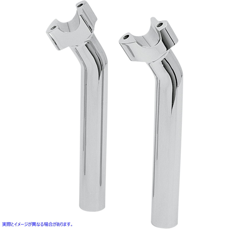 取寄せ バッファロービレットアルミニウムハンドルバーライザー ドラッグスペシャリティーズ Risers - Buffalo - 9 - Chrome 1803-1513 18031513