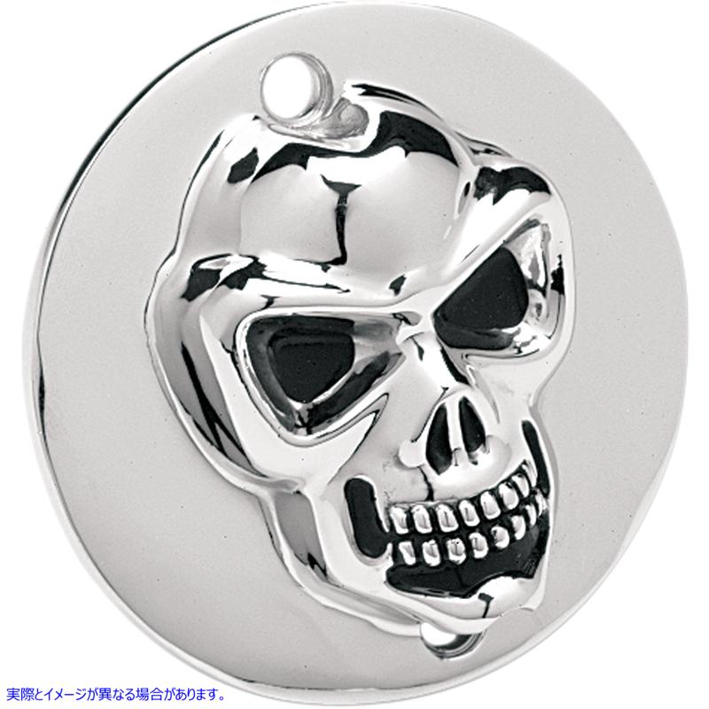 取寄せ 3-Dスカルポイントカバー ドラッグスペシャリティーズ 3-D Skull Points Cover - Sportster 1902-0186 19020186