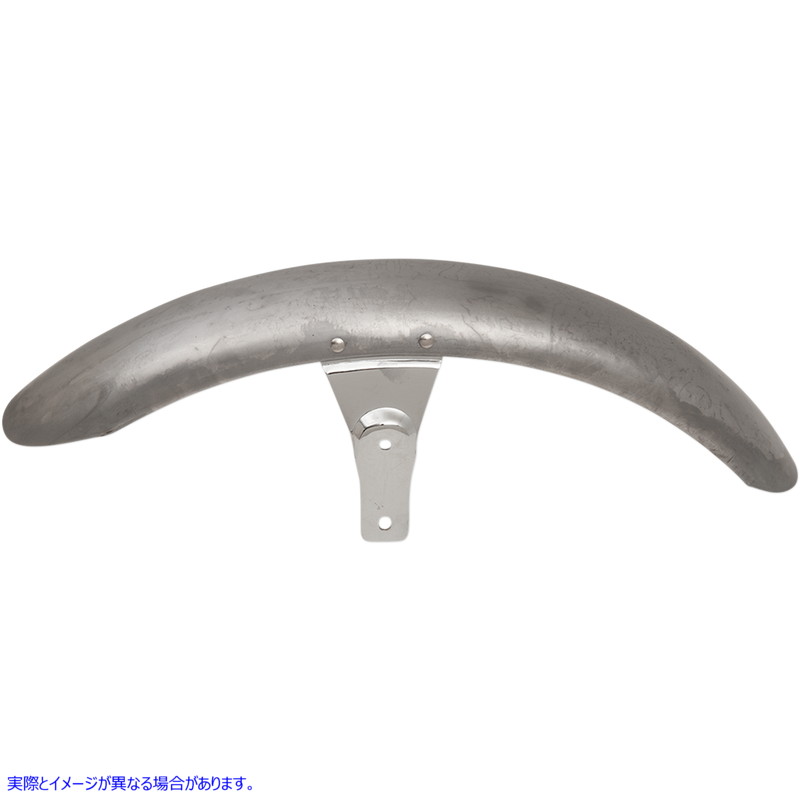 取寄せ 控えめなフロントフェンダー ドラッグスペシャリティーズ Front Fender - Raw - Steel 1925-6789 19256789